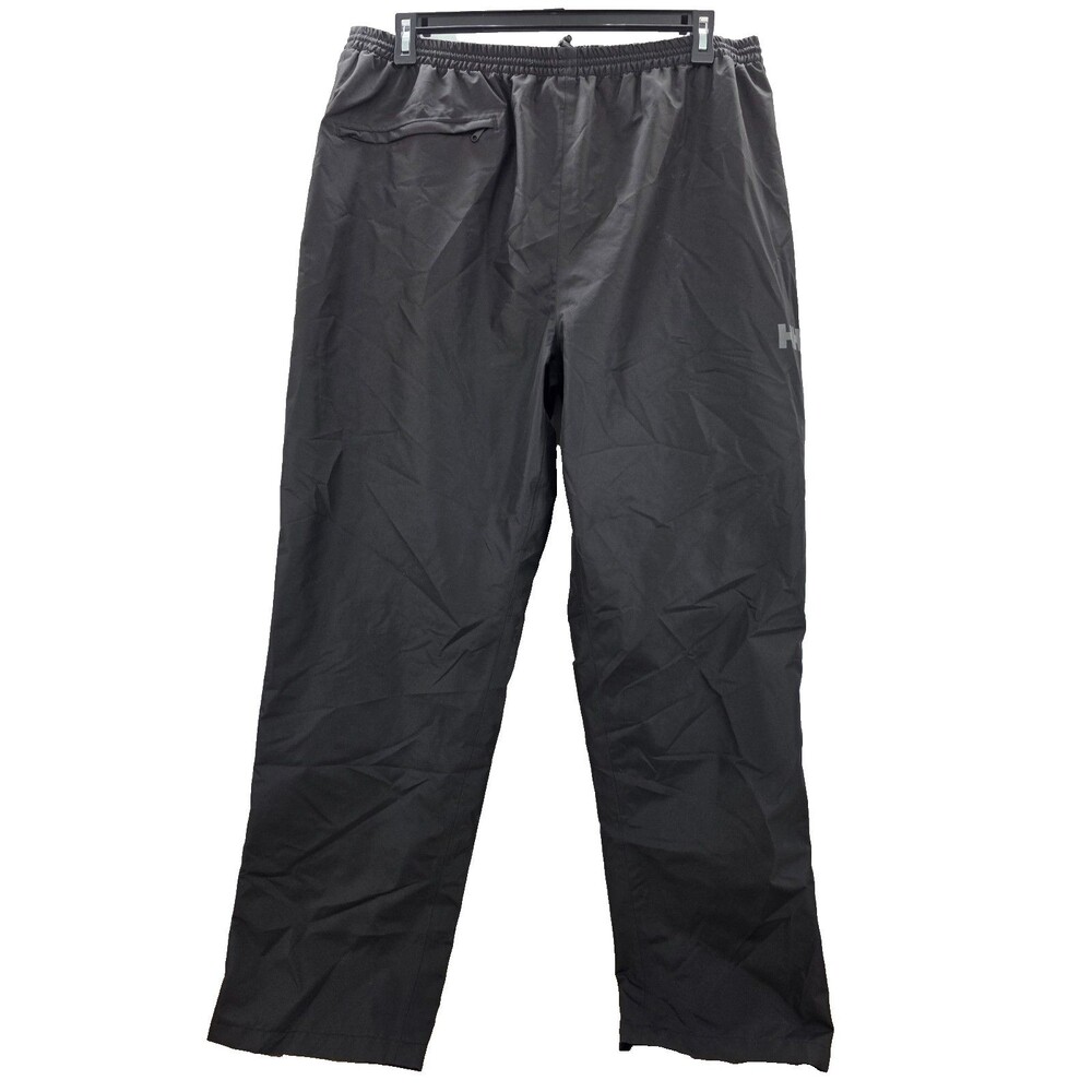 Helly Hansen Helly Tech Packable Rain Pants XXL Unisex Waterproof Black Outdoor